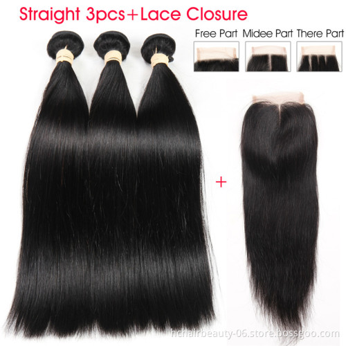 100% Raw Brazilian Human Hair Bundles With Hd Lace Frontal Closure Mink Cuticle Aligned Virgin Hair Weave Extensions Vendors
